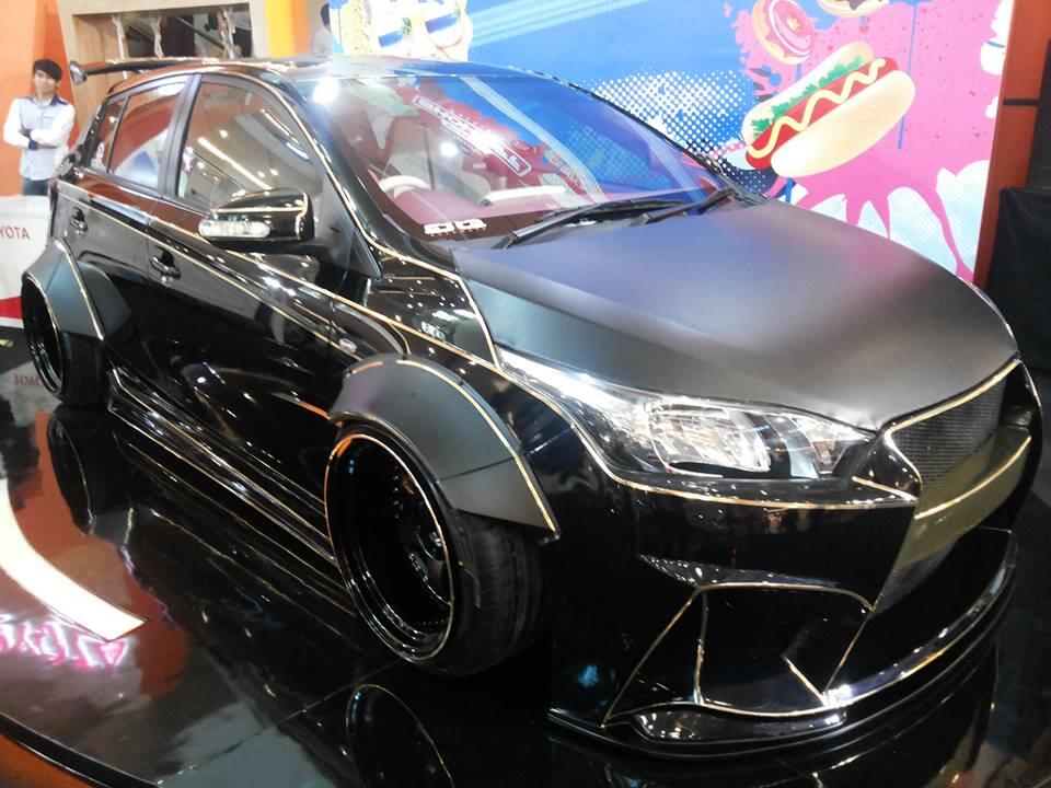 Modifikasi-Modifikasi Keren Toyota Yaris Show Off 2015