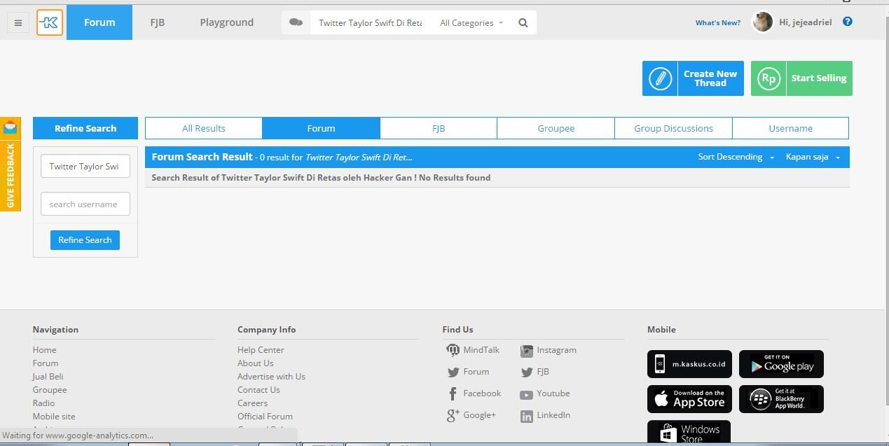 Twitter Taylor Swift Di Retas oleh Hacker Gan ! 