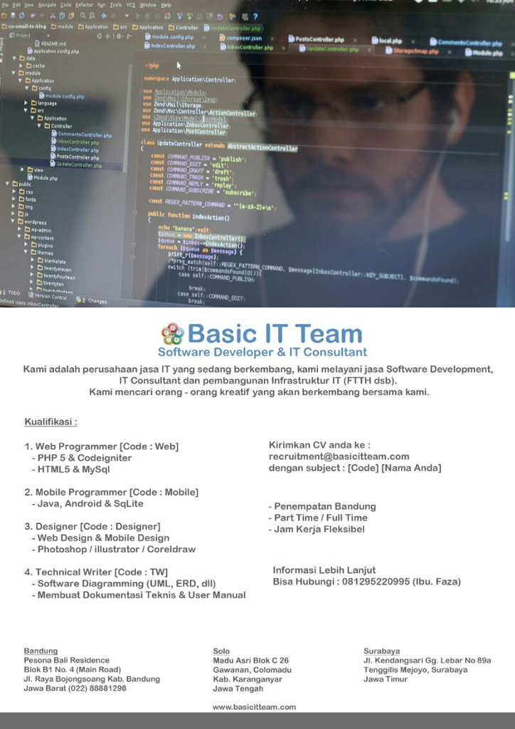 Full Time / Part Time Web Programmer