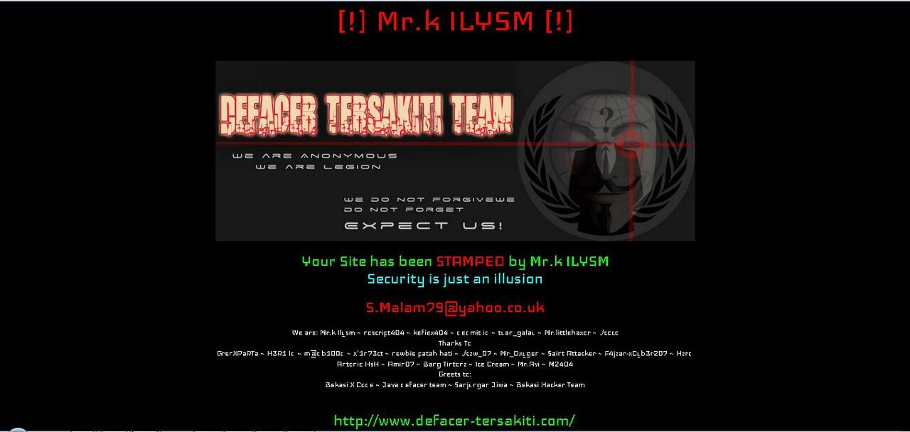 hacker unjuk gigi -_- 