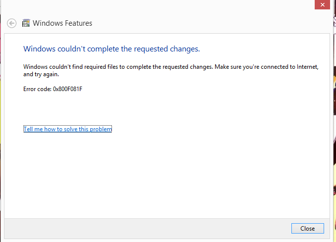 &#91;Ask&#93; .Net Framework 3.5 di windows 8.1 (64-bit) ane gabisa diinstall