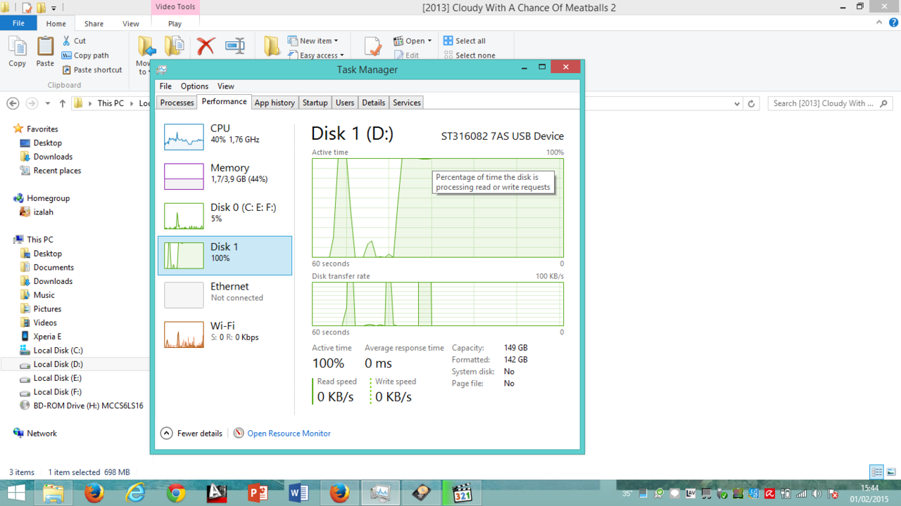 Masalah HDD PC untuk HDD ekstrnal