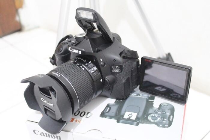 DSLR CANON EOS 600D + EF 18-55 IS II KIT (Garansi DS s/d Des 2015)