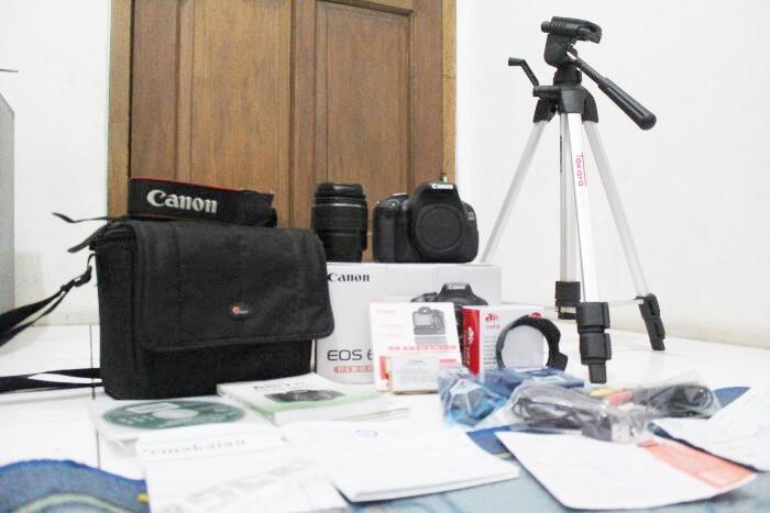 DSLR CANON EOS 600D + EF 18-55 IS II KIT (Garansi DS s/d Des 2015)