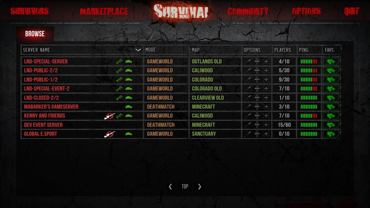 SG - Survival MMO