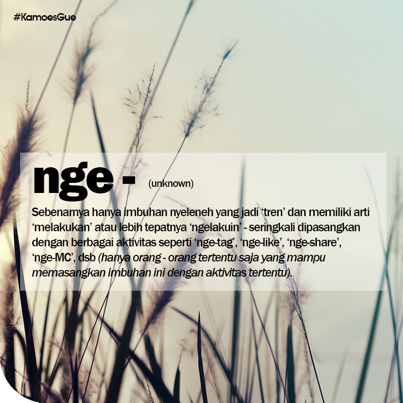 Nihhhh... Gan... Kenalin #KamoesGue... CommaWiki Bikinan Sendiri...