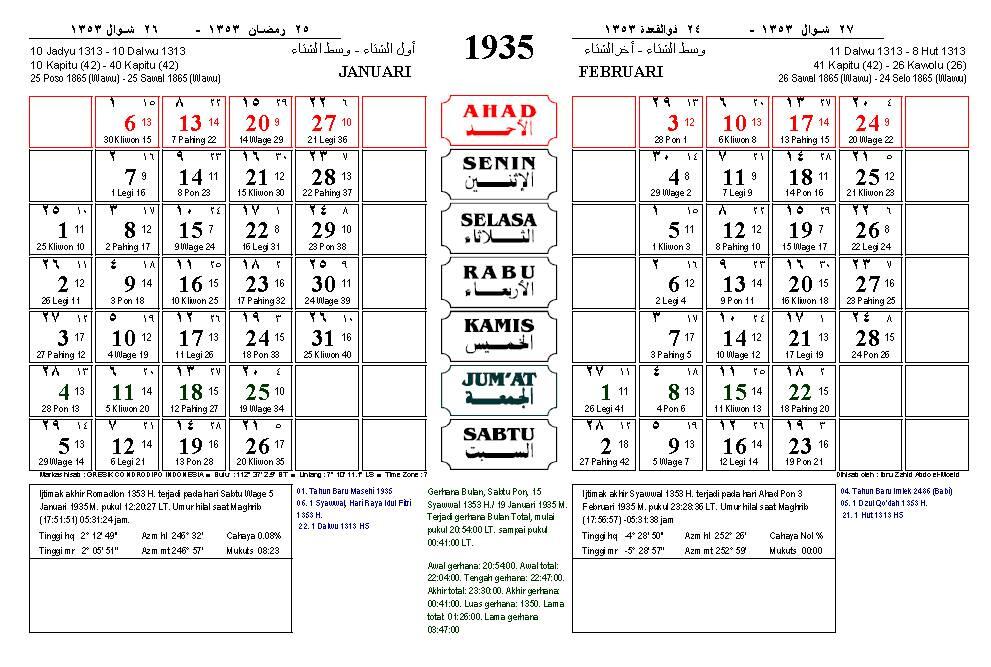 Inilah 10 Jenis Kalender dari Berbagai Belahan Dunia