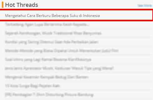 Mengetahui Cara Berburu Beberapa Suku di Indonesia