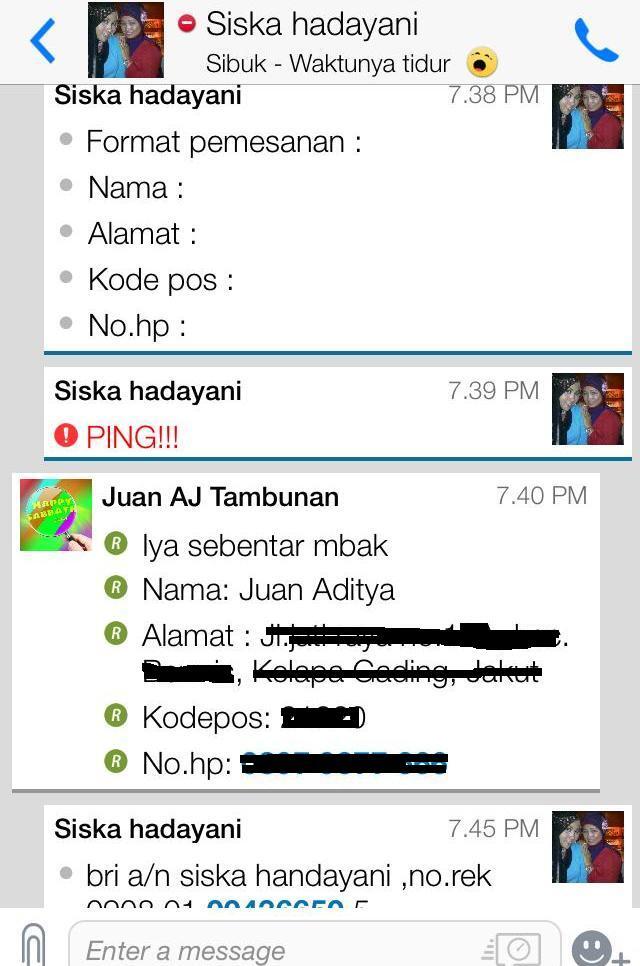 Hampir Tertipu Oleh SISKA HANDAYANI