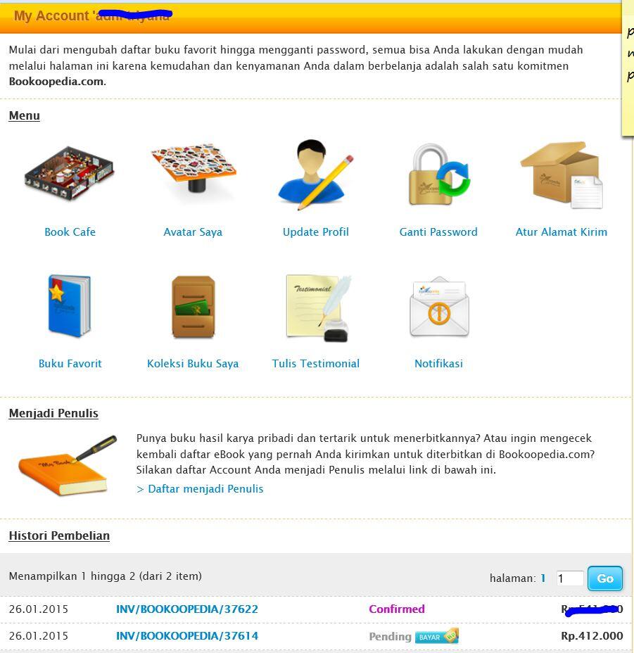 Hati-hati belanja di bookoopedia.com