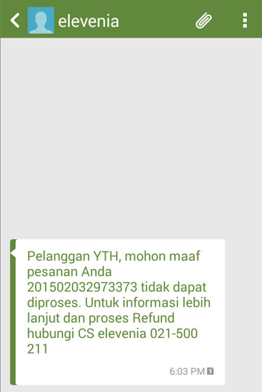 promo Klikpay BCA pada elevenia apakah benar atau penipuan ? apes deh