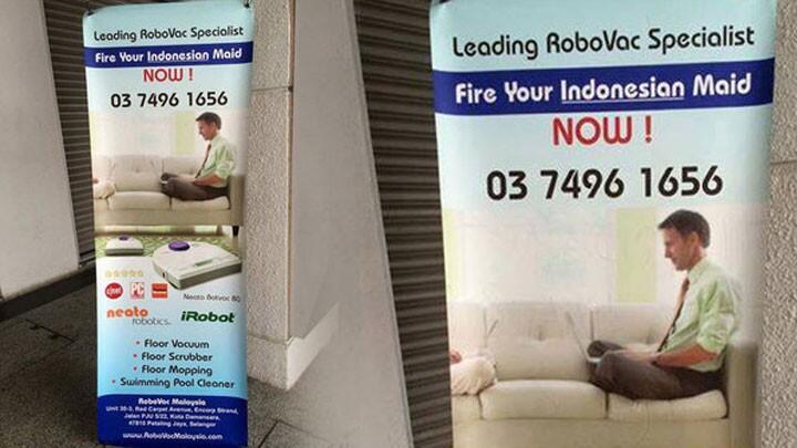 iklan layanan masyaratakat Malaysia yang terang terangan menghina pekerja Indonesia