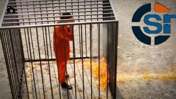 ISIS images show Jordanian pilot burned alive 