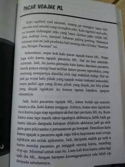 Heboh Buku &quot;Saatnya Aku Belajar Pacaran&quot; Yang Melegalkan Perzinahan