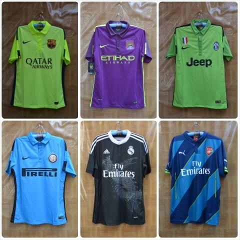 Kaos Bola Jersey GRADE ORI (Madrid, Milan, Barca, Juve, City, dll)