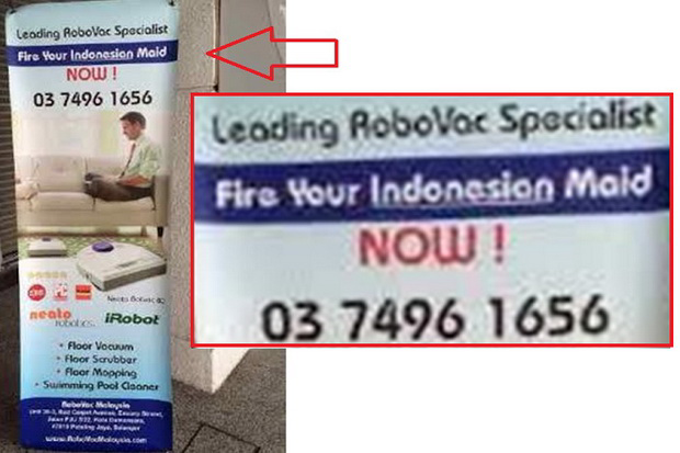 ROBOVAC Malaysia Hina INDONESIA . PARAH !!