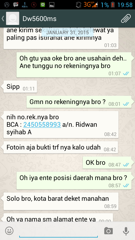 PENIPUAN DI OLX HATI HATI