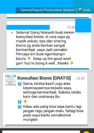 Curhat/Konsultasi Bisnis (100% GRATIS)