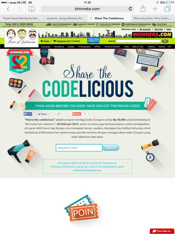 mau e-voucher bhi**ka.com gak? masuk sini gan