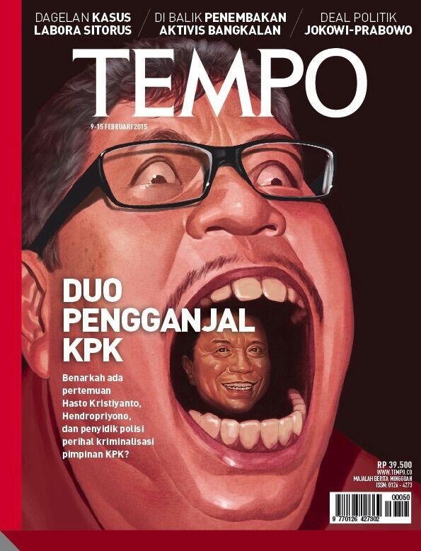 (COVER) Majalah TEMPO — Senin, 9 Februari 2015 (Duo Pengganjal KPK)