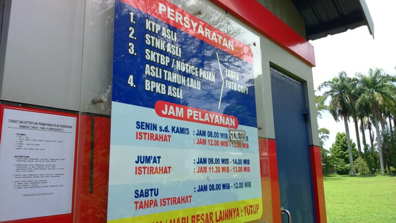 Samsat Cepat a.k.a Lambat nya pirwokerto