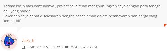 Bagi Agan yang mencari pekerja: lelangkan job/project Agan disini