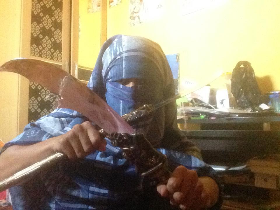 Sarung Man, Selalu Hadir Di Acara Cosplay !