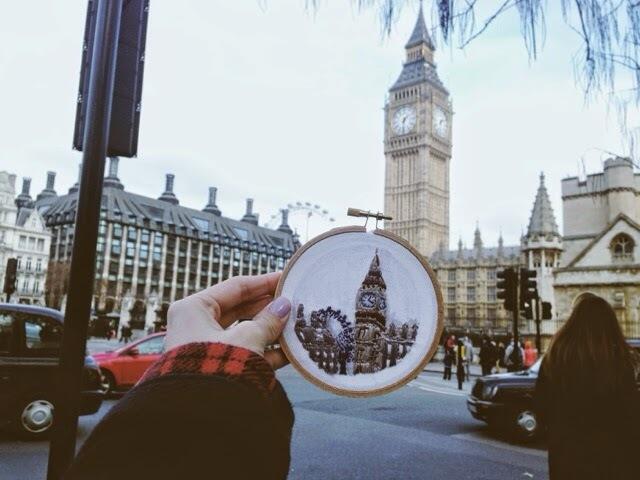 Lupakan Kamera Keren, Turis Ini &quot;Memotret&quot; dengan Menjahit