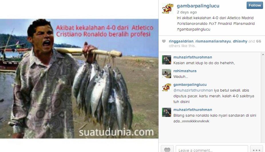 Gambar Meme Lucu Efek Akibat Kekalahan 4-0 Real Madrid
