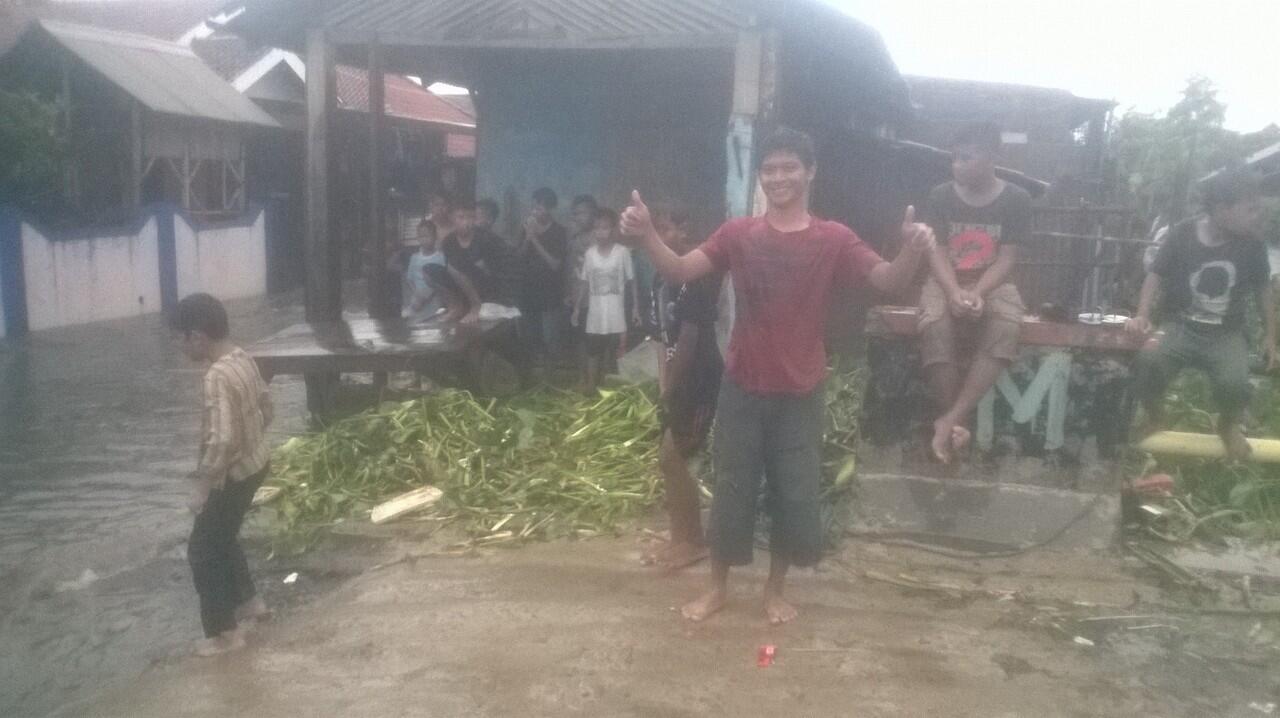 Moment-moment saat kebanjiran tiba