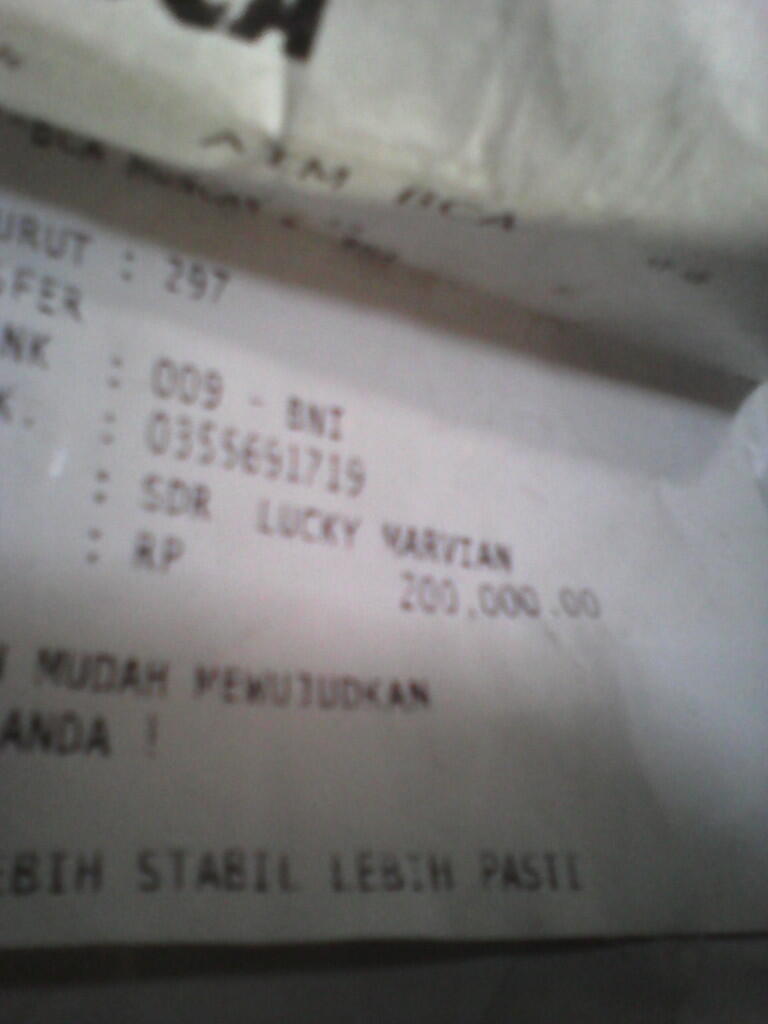 Surat terbuka penipu lucky marvian 089689850914