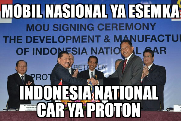 Tolong dibedakan ya antara Esemka dan Proton!!!