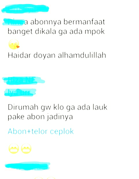 Varian Abon Sehat