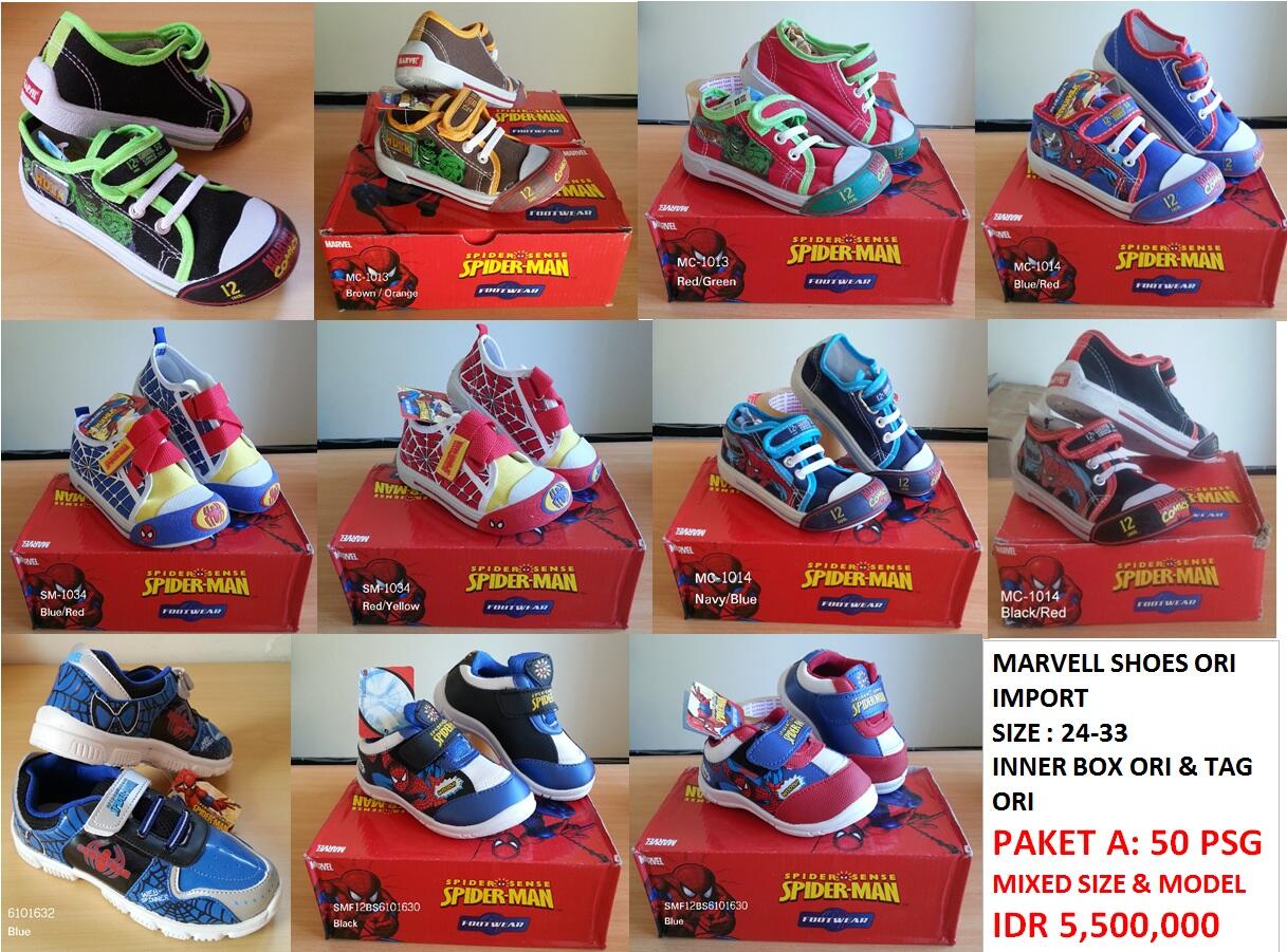 DICARI RESELLER /DROPHIP SEPATU IMPORT ORI SPIDEY ,BARBIE DIJAMIN KUALITAS OK...