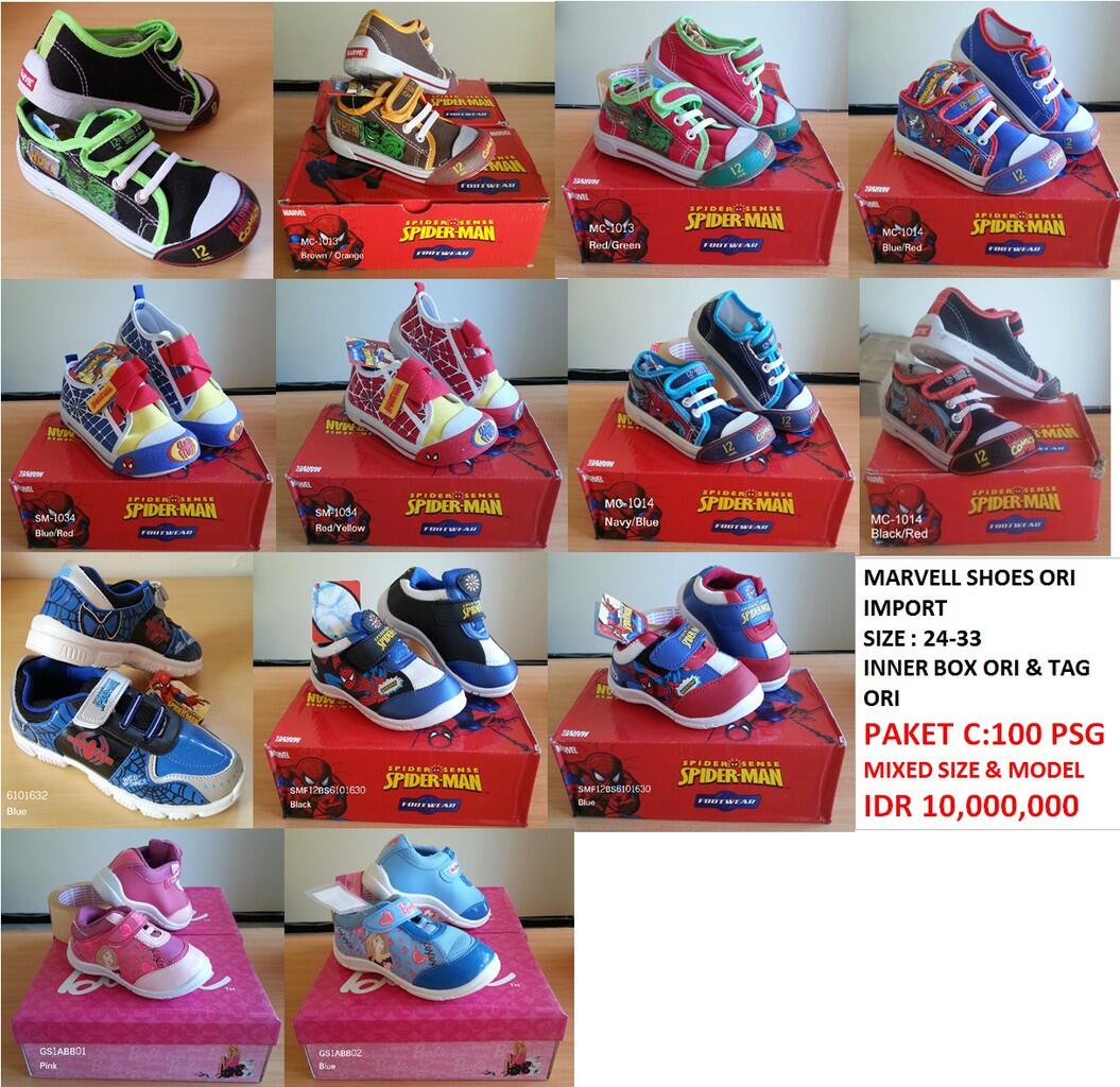 DICARI RESELLER /DROPHIP SEPATU IMPORT ORI SPIDEY ,BARBIE DIJAMIN KUALITAS OK...