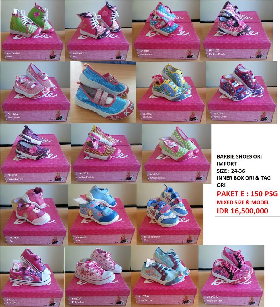 DICARI RESELLER /DROPHIP SEPATU IMPORT ORI SPIDEY ,BARBIE DIJAMIN KUALITAS OK...