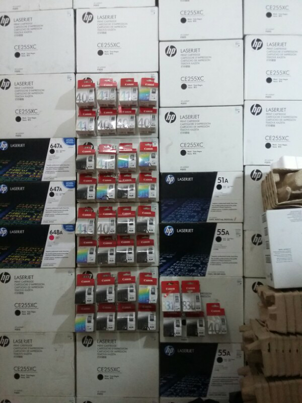 dicari tinta cartridge dan toner bekas original