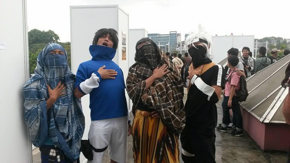 Sarung Man, Selalu Hadir Di Acara Cosplay !