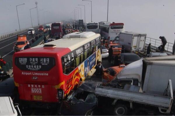 Tabrakan beruntun incheon, korsel
