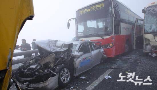 Tabrakan beruntun incheon, korsel