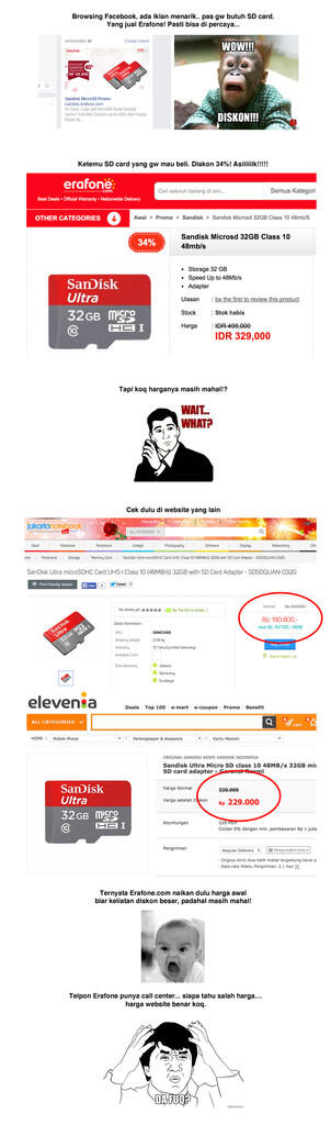 Erafone mencoba menipu pelangan