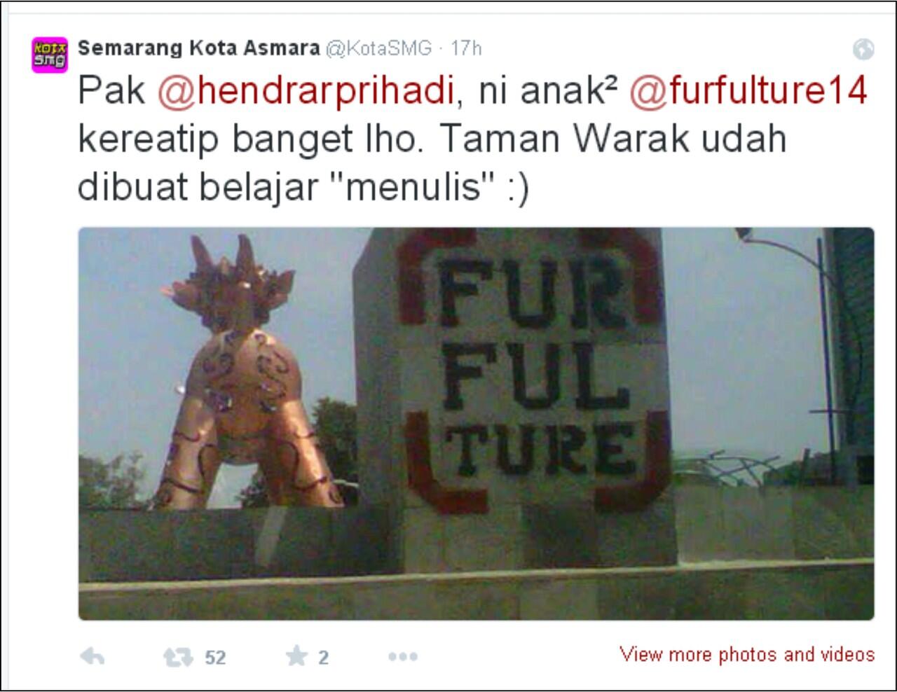 URUN REMBUG TERHADAP AKSI VANDAL DI SEMARANG