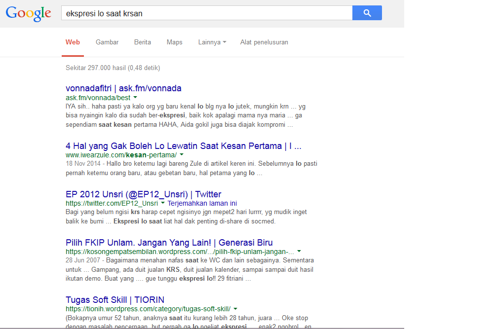 Ini ekspresi lo saat ngisi krs