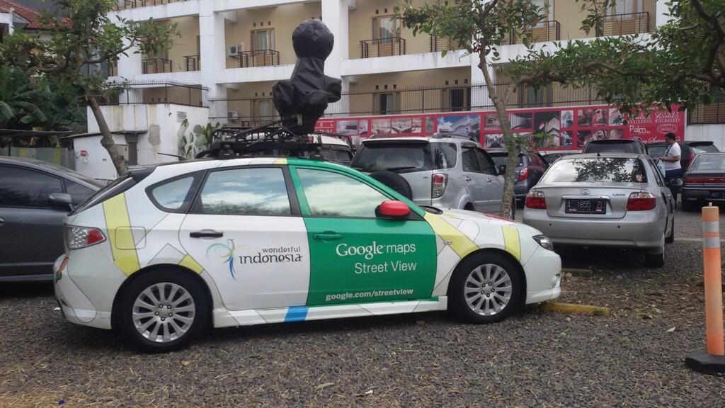 Mobil Google Street ternyata sudah ada di Bandung
