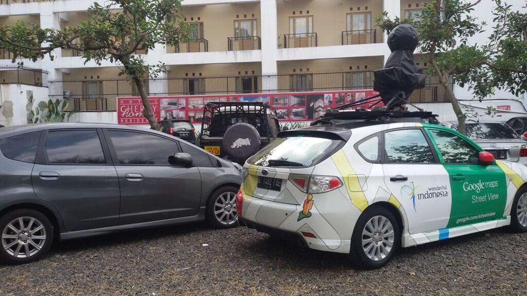 Mobil Google Street ternyata sudah ada di Bandung