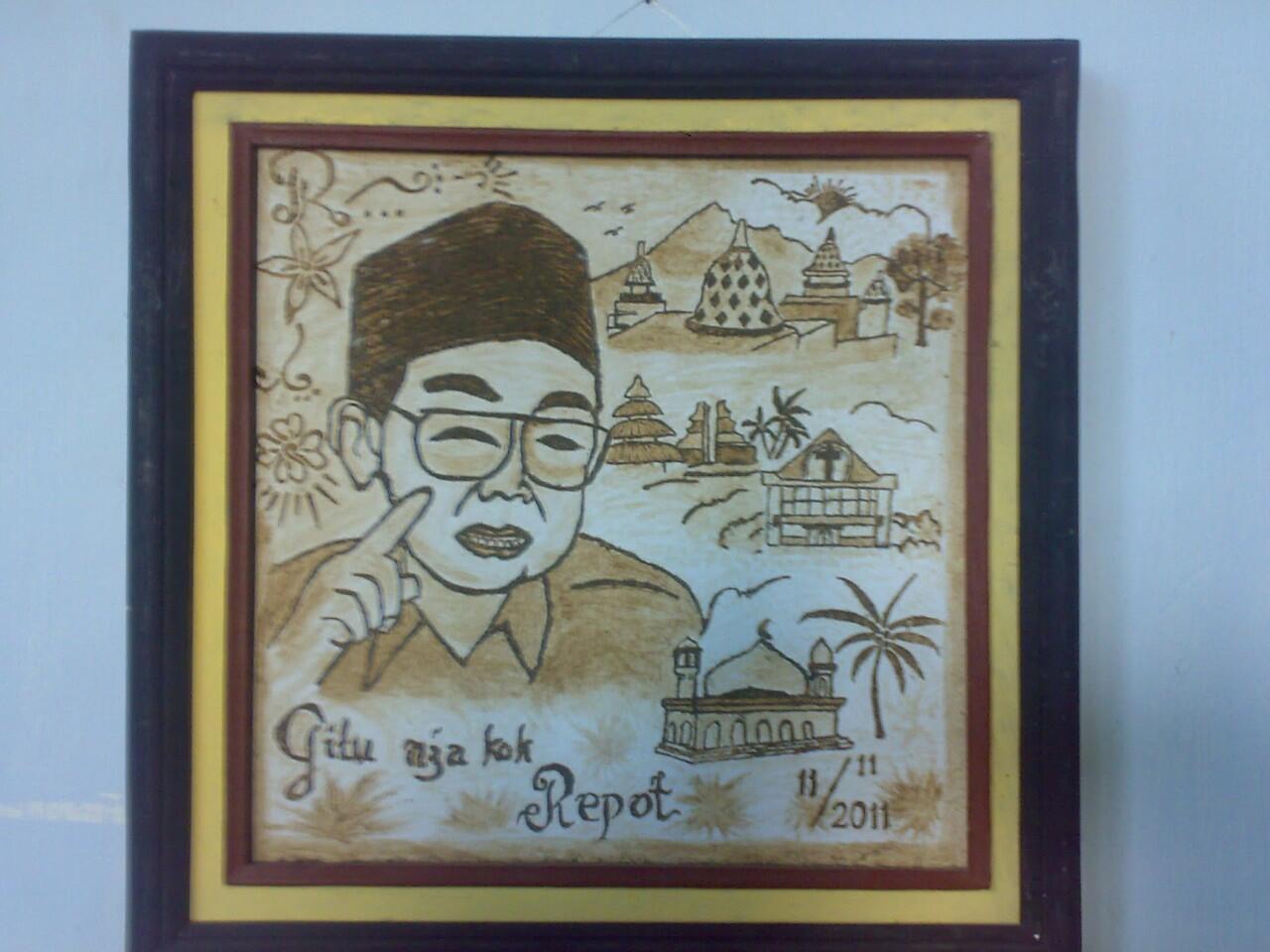 lukisan dari cekakik kopi