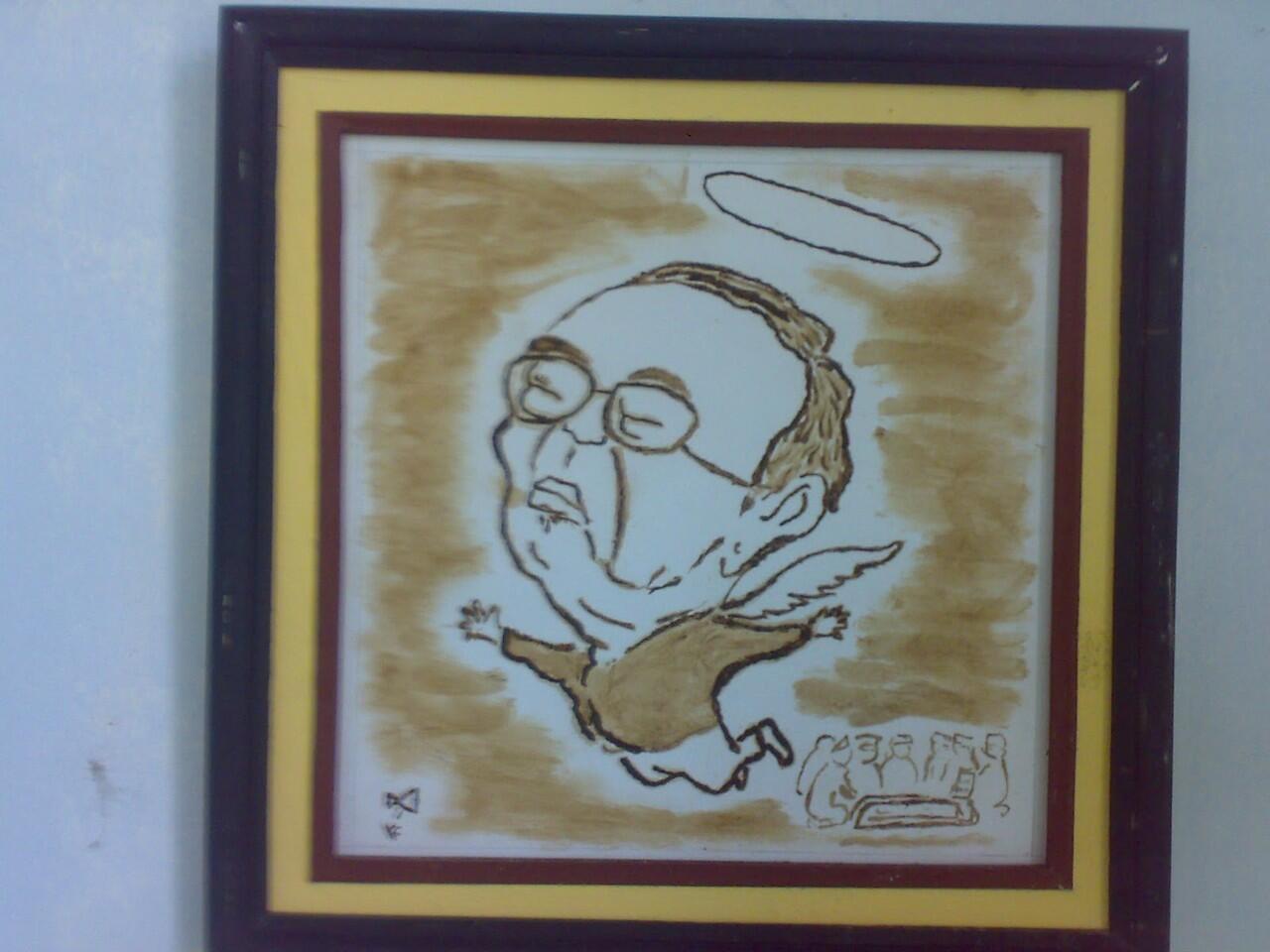 lukisan dari cekakik kopi