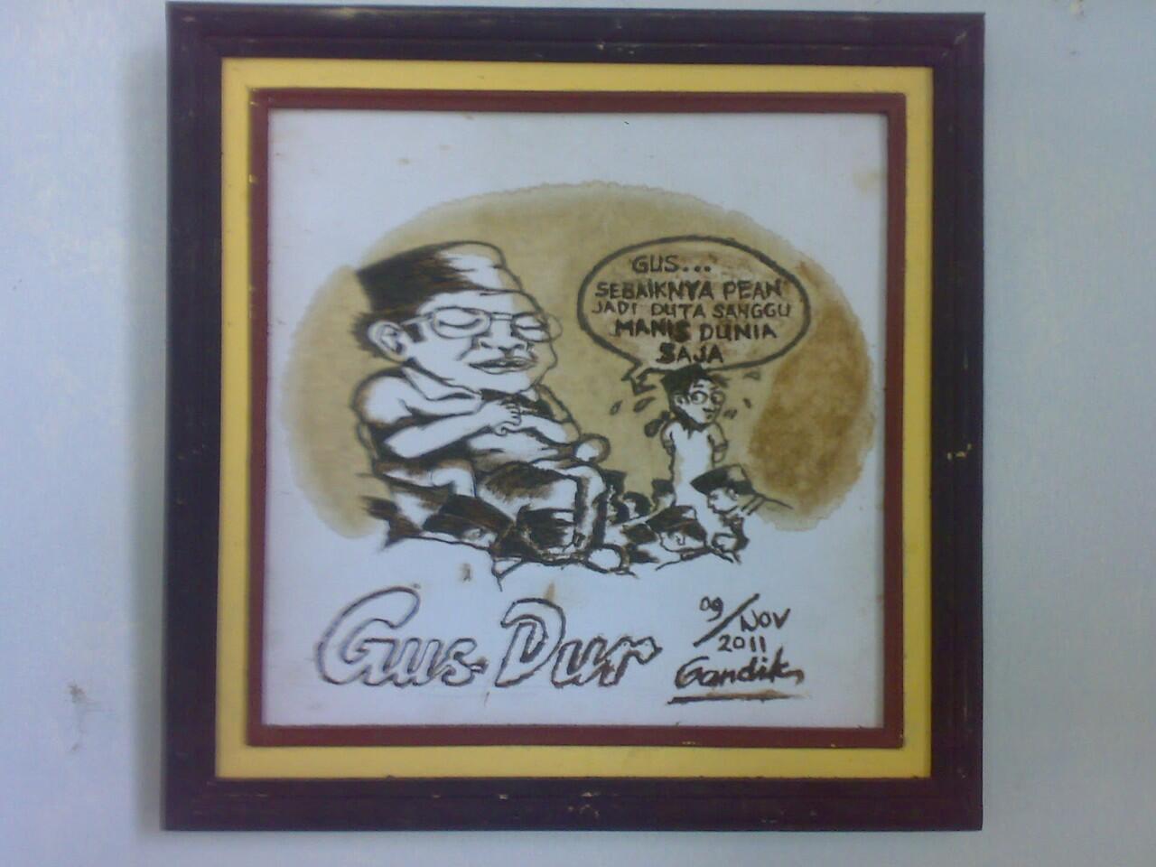 lukisan dari cekakik kopi