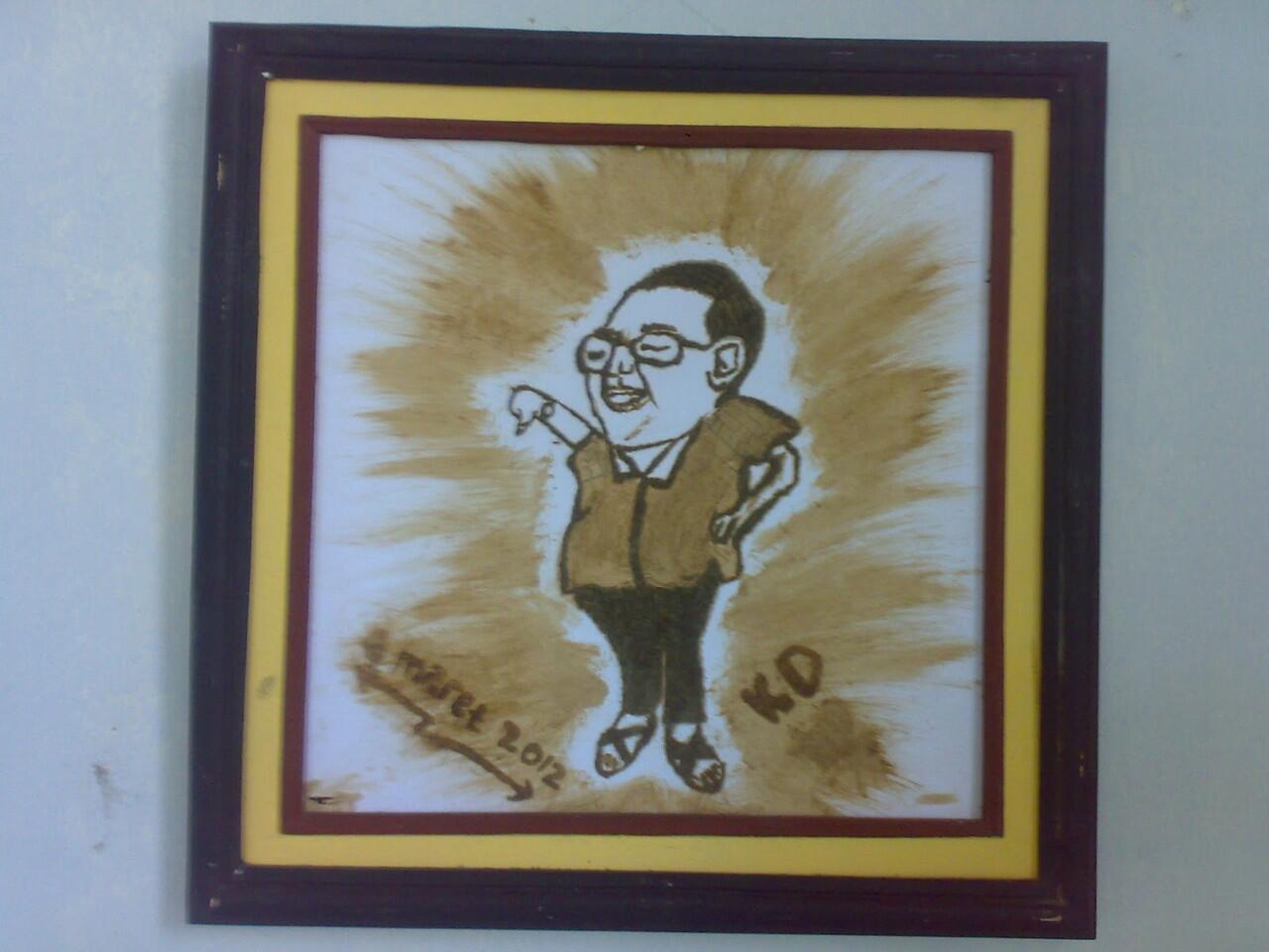 lukisan dari cekakik kopi