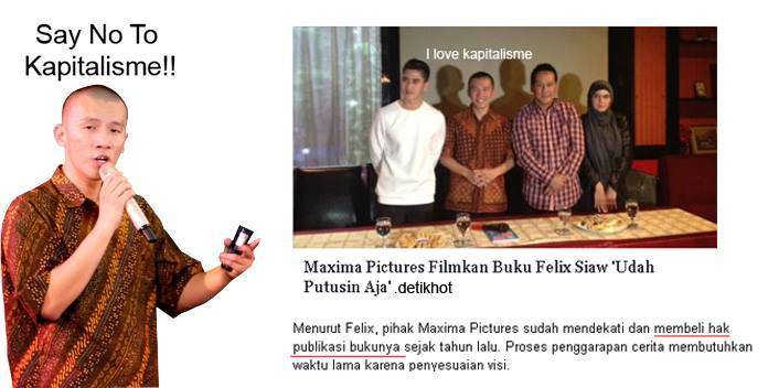 Maxima Pictures Filmkan Buku Felix Siaw 'Udah Putusin Aja'